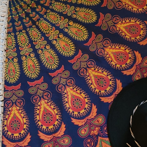 NWOT BO HO BED THROW SHEET OR WALL HANGING.BEACH B - Picture 12 of 16